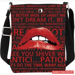 Canvas Crossbody Bag with Adjustable Strap, Magnetic Buckle, Waterproof